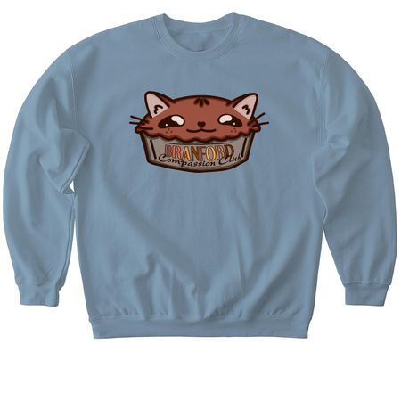 BCC Kitty Pie, a Stone Blue Softstyle Crewneck Sweatshirt