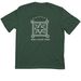 LCS Square Logo Activewear, a Forest Green Classic Performance Tee