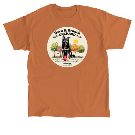 Bark & Branch Orchard, a Texas Orange Classic Unisex Tee
