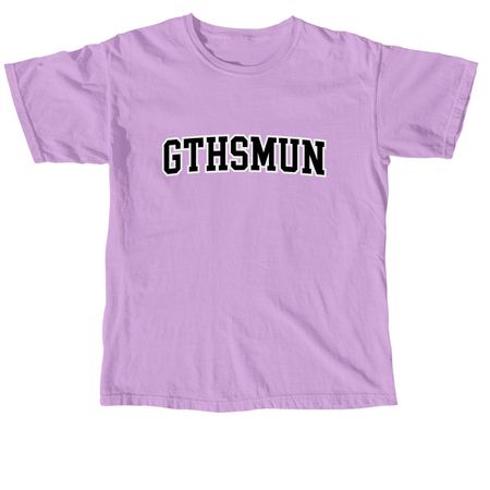 GTHS MUN&nbsp;Design #3- Colors Edition!!, a Neon Violet Comfort Colors Unisex Tee