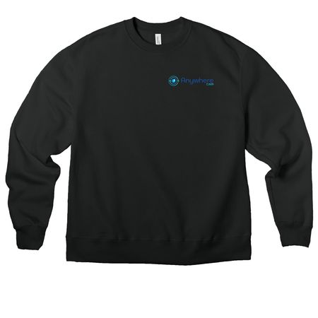 Cujo AnywhereCam Merch & Youth Sizes, a Vintage Black Premium Heavyweight Crewneck Sweatshirt
