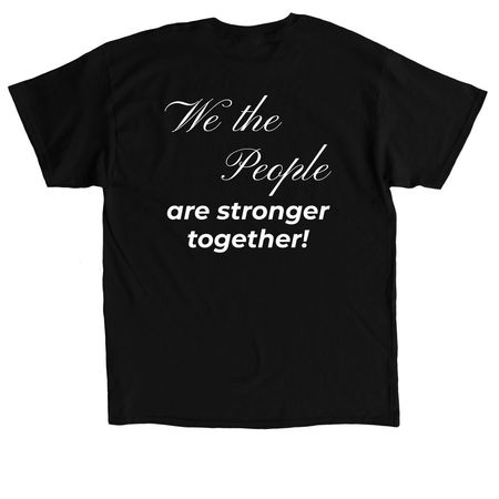 Limited Edition: No Kings, a Black Classic Unisex Tee (back-view)