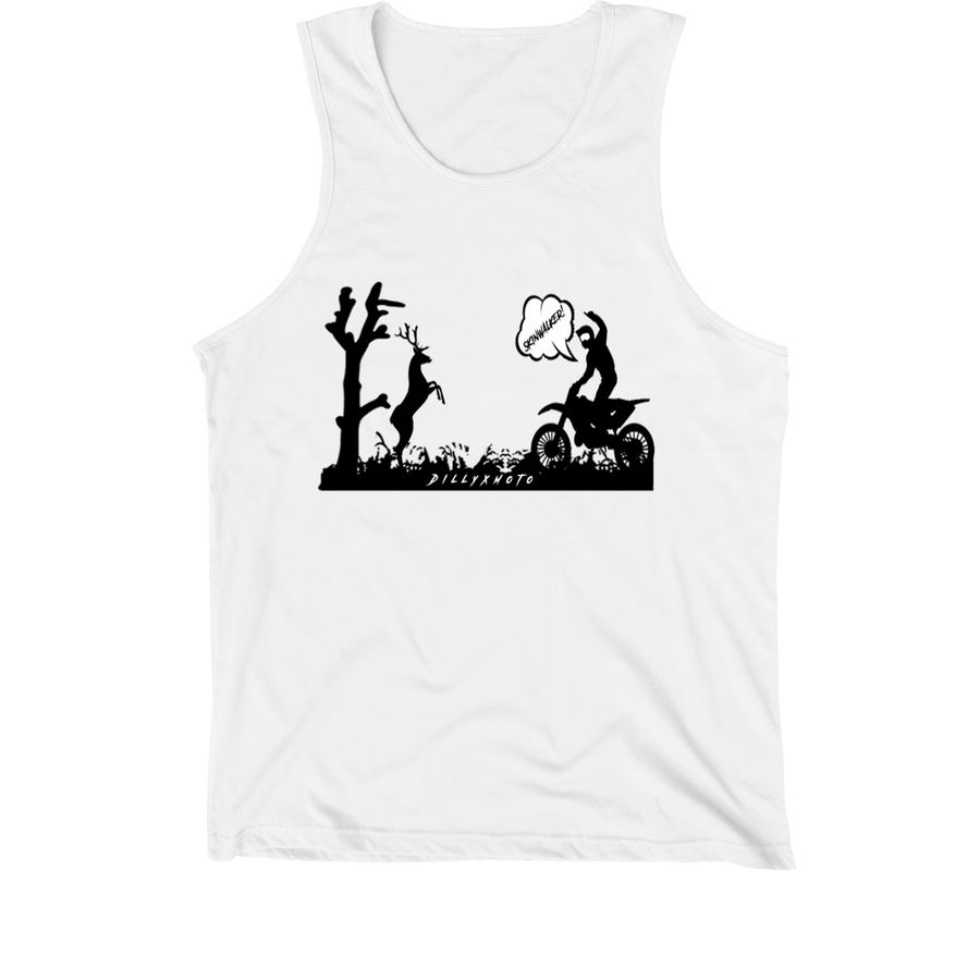 SKINWALKER, a White Premium Cotton Tank