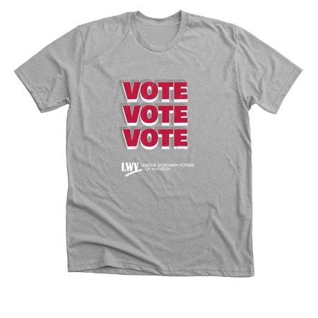 VOTE, a Athletic Heather Premium Unisex Tee