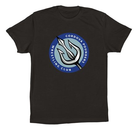 Pounders, a Black Premium Cotton Tee