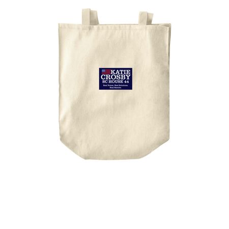 Team Katie Bags, a Natural Over-the-Shoulder Shopping Tote Bag