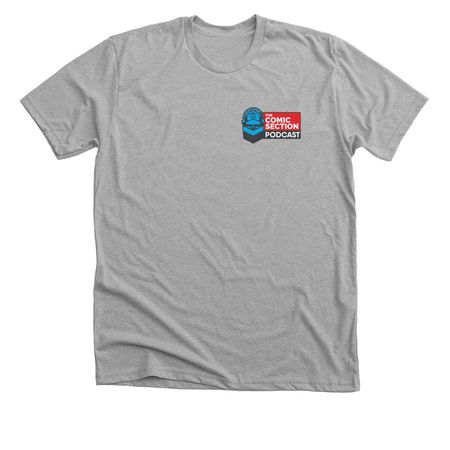 The Comic Section, a Athletic Heather Premium Unisex Tee