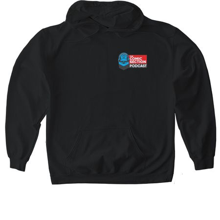 The Comic Section, a Black Gildan Softstyle Pullover Hoodie