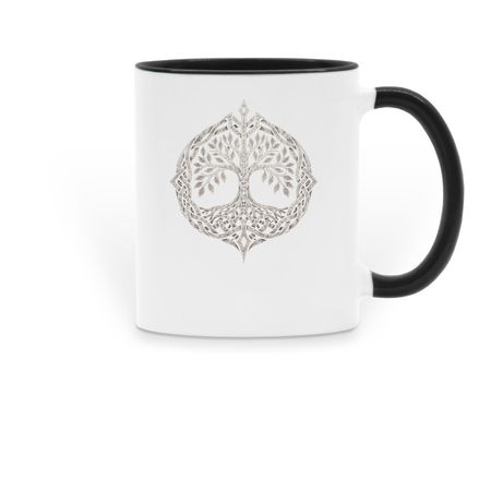 Viking Mug, a Black Two-Tone Ceramic Mug