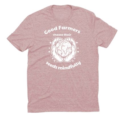 mindful planting, a Vintage Rose Allmade Eco Triblend Unisex Tee