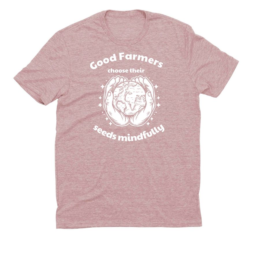 mindful planting, a Vintage Rose Allmade Eco Triblend Unisex Tee