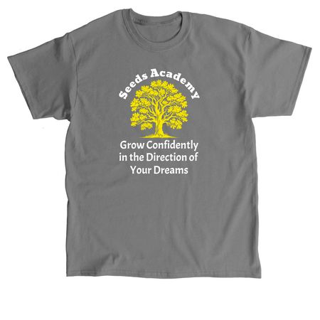 Tree/Grow&nbsp;, a Charcoal Classic Unisex Tee
