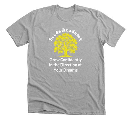 Tree/Grow&nbsp;, a Athletic Heather Premium Unisex Tee