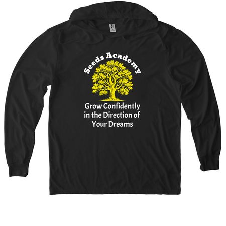 Tree/Grow&nbsp;, a Space Black Allmade Eco Triblend Hoodie Tee