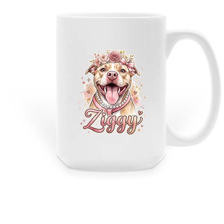 Ziggy, a White Large Coffee Mug