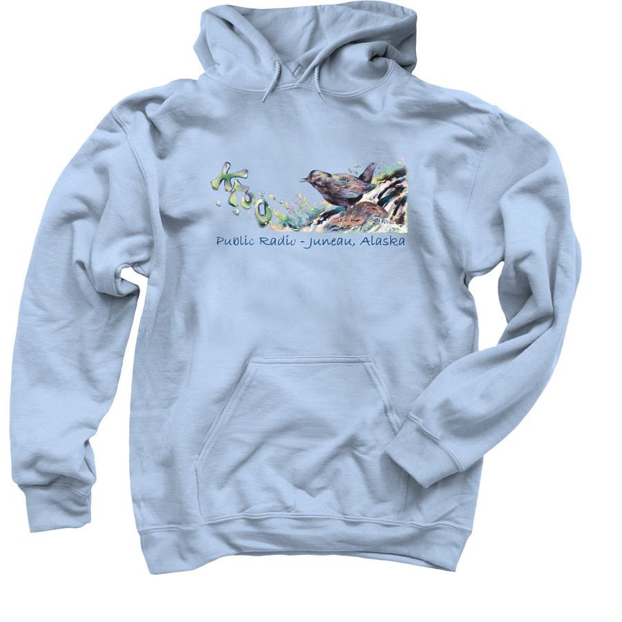 Songbird by Jim Fowler (2005), a Light Blue Pullover Hoodie