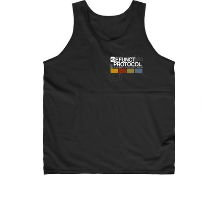 Defunct Protocol, a Black Classic Unisex Tank Top
