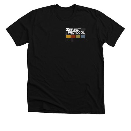 Defunct Protocol, a Solid Black Blend Premium Unisex Tee