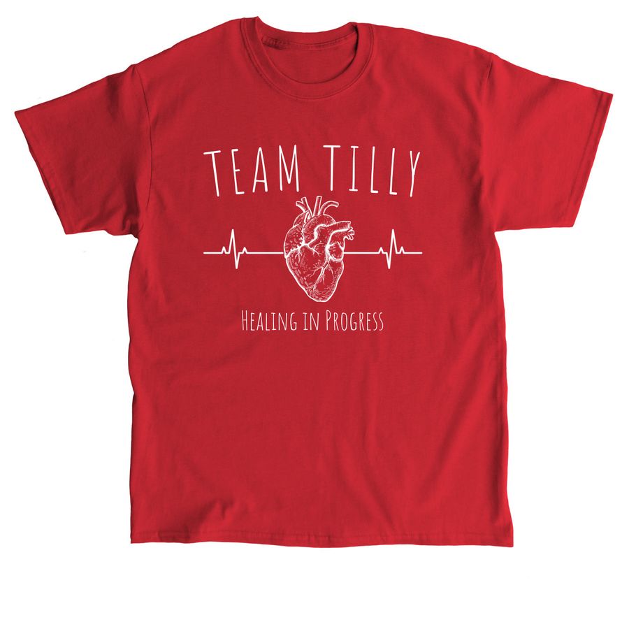 Team Tilly Shirts!, a Red Classic Unisex Tee
