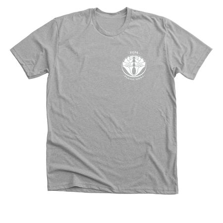 Wear the Mission: H?m?kua Jodo Mission Shirts, a Athletic Heather Premium Unisex Tee