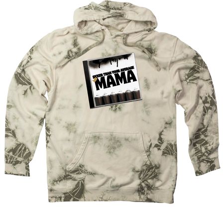 Mama Tour., a Olive Tie Dyed Pullover Hoodie