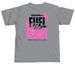 Breast Cancer Awareness, a Granite Comfort Colors Unisex Tee (back-view)