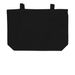 BGC Tote Bag, a Black Large Organic Cotton Tote Bag (back-view)