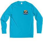 Fishing shirts!, a Sapphire UV Performance Long Sleeve Tee (back-view)