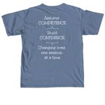 Winter 2025, a Blue Jean Comfort Colors Unisex Tee (back-view)