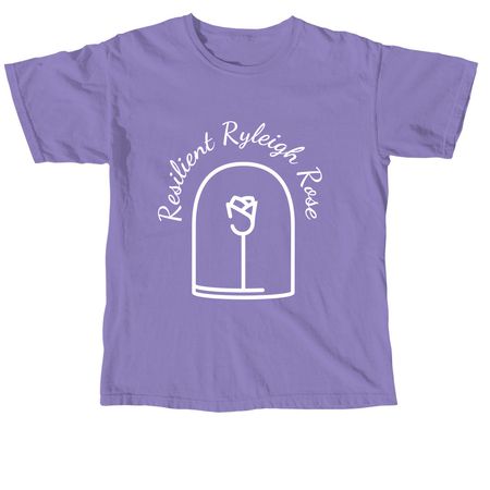 Team Resilient Ryleigh Rose - 2026, a Violet Comfort Colors Unisex Tee