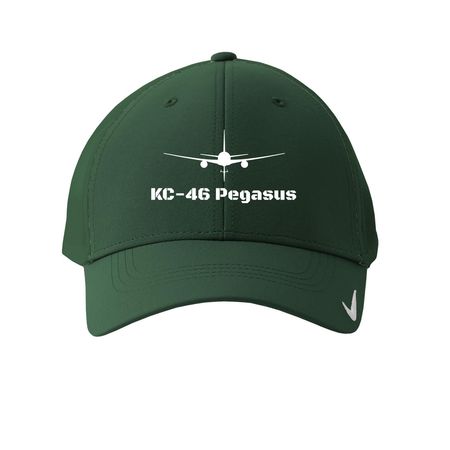 KC-46 Pegasus Hat Collection, a Gorge Green Printed Nike Dri-FIT Legacy Performance Cap