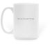 Mugs from Clara Inspired, a White Large Coffee Mug (back-view)