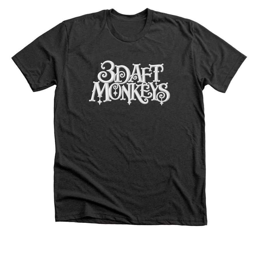 3 Daft Monkeys Tour Merch, a Dark Grey Heather Premium Unisex Tee
