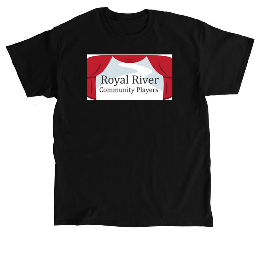 Royal River Community Players - Logo&nbsp;, a Black Classic Unisex Tee