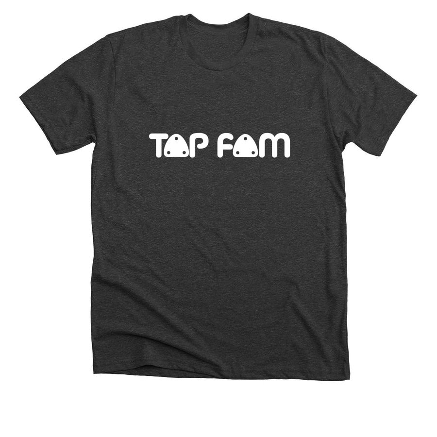TAP FAM, a Dark Grey Heather Premium Unisex Tee