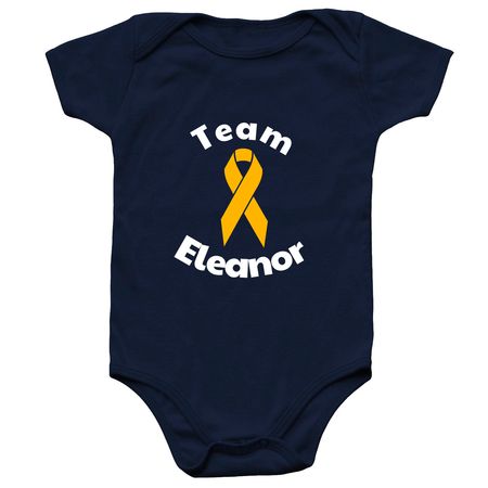 Team Eleanor - Baby, a Navy Infant Onesie