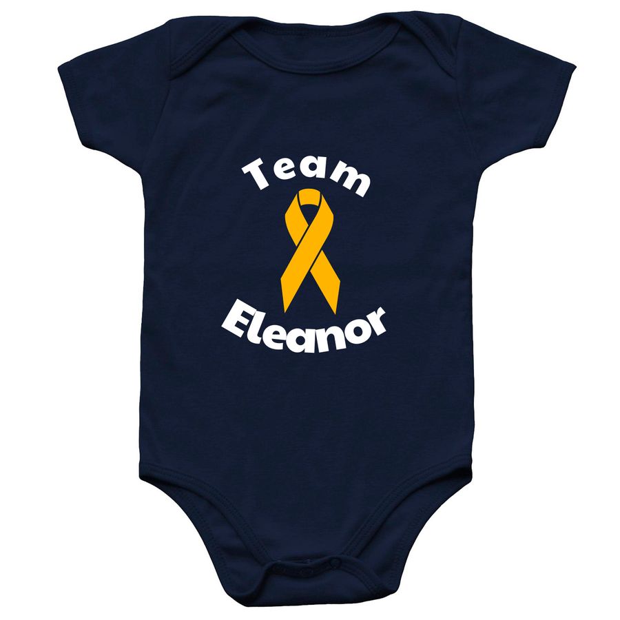 Team Eleanor - Baby, a Navy Infant Onesie