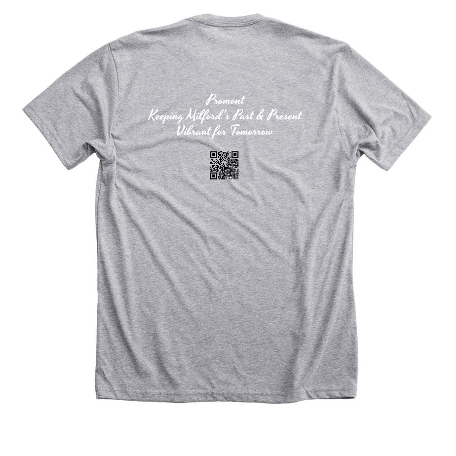 Promont Fundraiser! GMAHS.&nbsp;, a Athletic Heather Premium Unisex Tee (back-view)