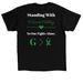 Fighting Stage 2 Adrenal Cancer&nbsp;, a Black Classic Unisex Tee (back-view)