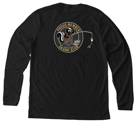 Skunk club MHSST Logo Front/Back - M, a Solid Black Blend Premium Long Sleeve Tee (back-view)
