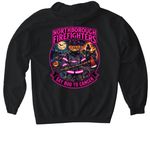 L3057 & The Ellie Fund, a Black Gildan Softstyle Pullover Hoodie (back-view)