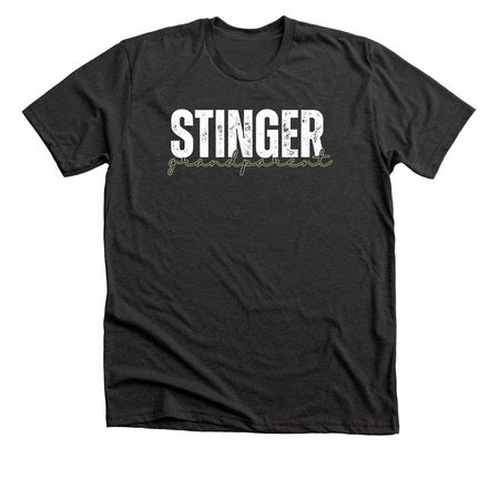 Stinger Grandparent 2, a Dark Grey Heather Premium Unisex Tee