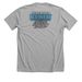 Still Here: Stronger Than Yesterday, a Athletic Heather Premium Unisex Tee (back-view)
