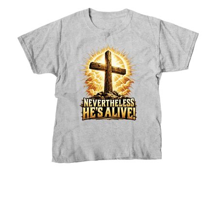 JESUS LIVES!, a Sport Grey Youth Unisex Tee