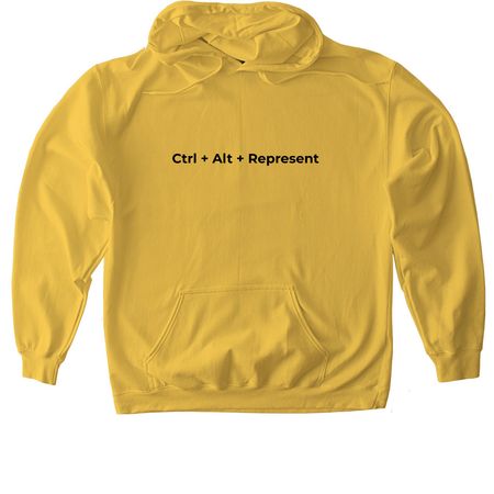 Ctrl + Alt + Represent, a Daisy Softstyle Pullover Hoodie