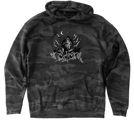 Wanderer 2025&nbsp;MCB Hoodie, a Black Camo Heavyweight Camo Pullover Hoodie