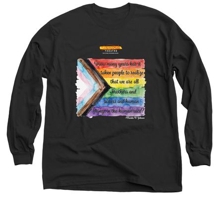 Powerstories Pride Tee, a Black Classic Long Sleeve Tee