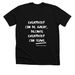 Quotable t-shirt - Adult, a Solid Black Blend Premium Unisex Tee