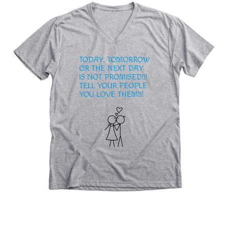 Precious Life, a Athletic Heather Premium V-Neck Tee