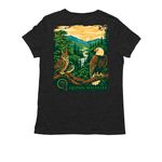 Quinn Wildlife Sanctuary, a Space Black Allmade Eco Triblend Women?s Tee (back-view)